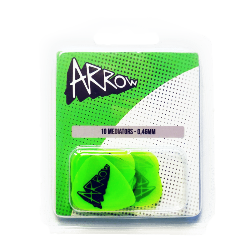 ARROW Pack 10 médiators Delrin 0.46 mm