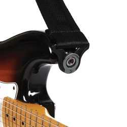 D'ADDARIO Sangle Auto Lock Noire Pour Guitare