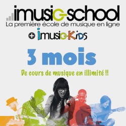 Carte d'abonnement 3 mois IMUSIC-SCHOOL