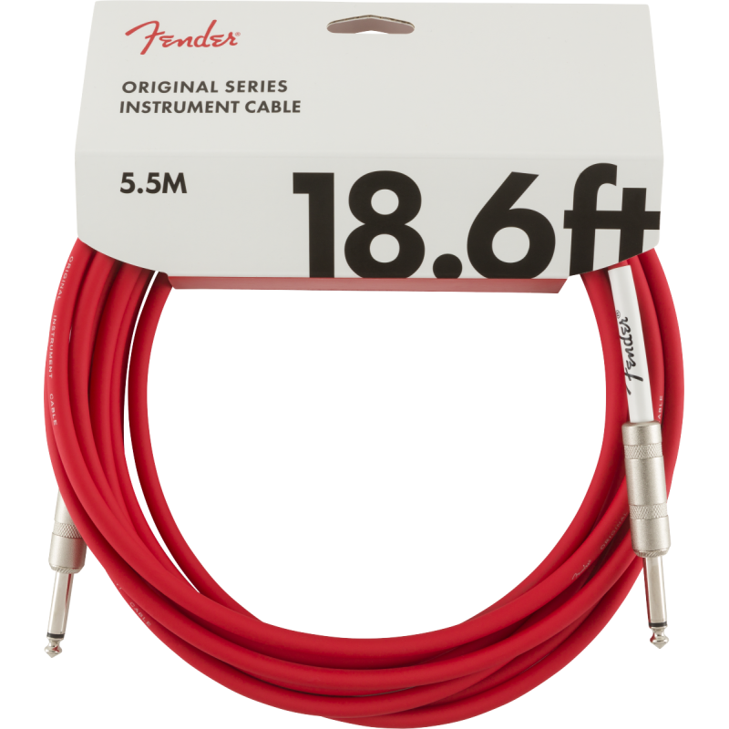 FENDER Jack Mono Original Série 5.5M Fiesta Red