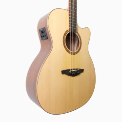 Guitare Folk V3-OMCE Naturelle Massive Électro