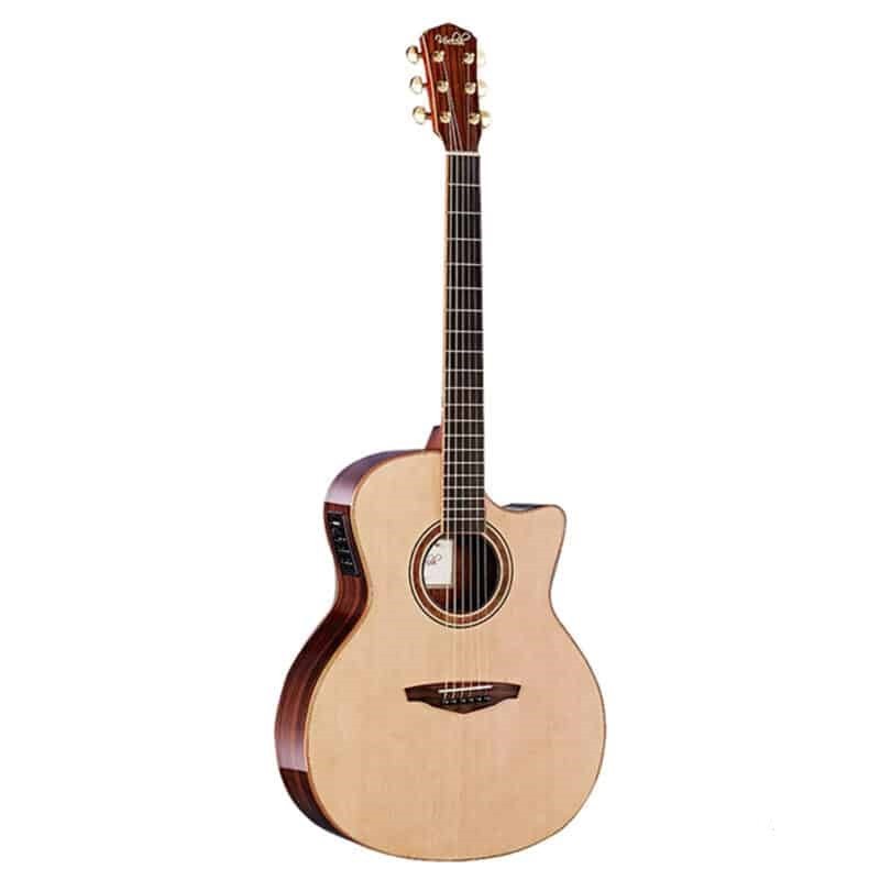 Guitare Folk V5-OMCE Naturelle Massive Électro