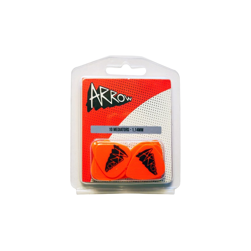 ARROW Pack 10 médiators Delrin 1.14 mm