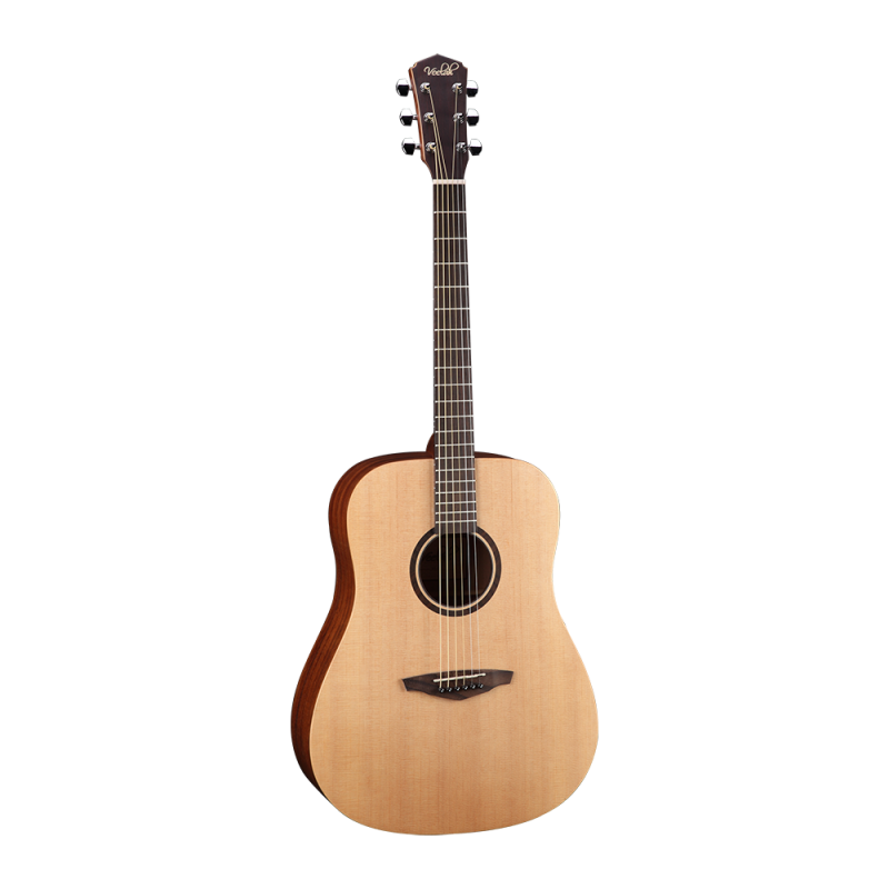 Guitare Folk V1-D Naturelle Massive