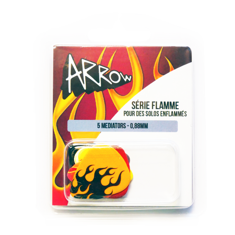 ARROW Pack 5 médiators Flame